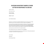 escrow-assistant-advertising-cover-letter