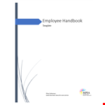 Download Company Employee Handbook Template - Ensure Compliance & Guide Your Employees example document template