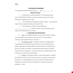 Example Partnership Agreement Template Udtxshxhgoa example document template