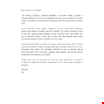 Education Recommendation Letter Template for Students - Create a Compelling Reference example document template