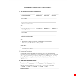 Daycare Contract for Child | Provider, Parent, Guardian | Effective Agreement example document template