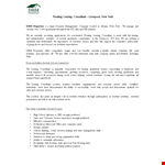Floating Leasing Consultant Job Description example document template