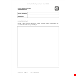 School Academic Appraisal example document template 
