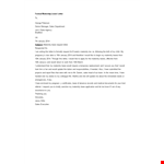 Formal Maternity Leave Letter example document template 