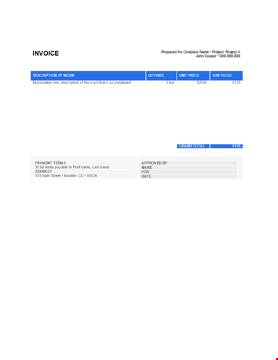 Invoice Template