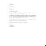 Resign with Grace: Writing a Two Weeks Notice for Your Manager Position | Company example document template