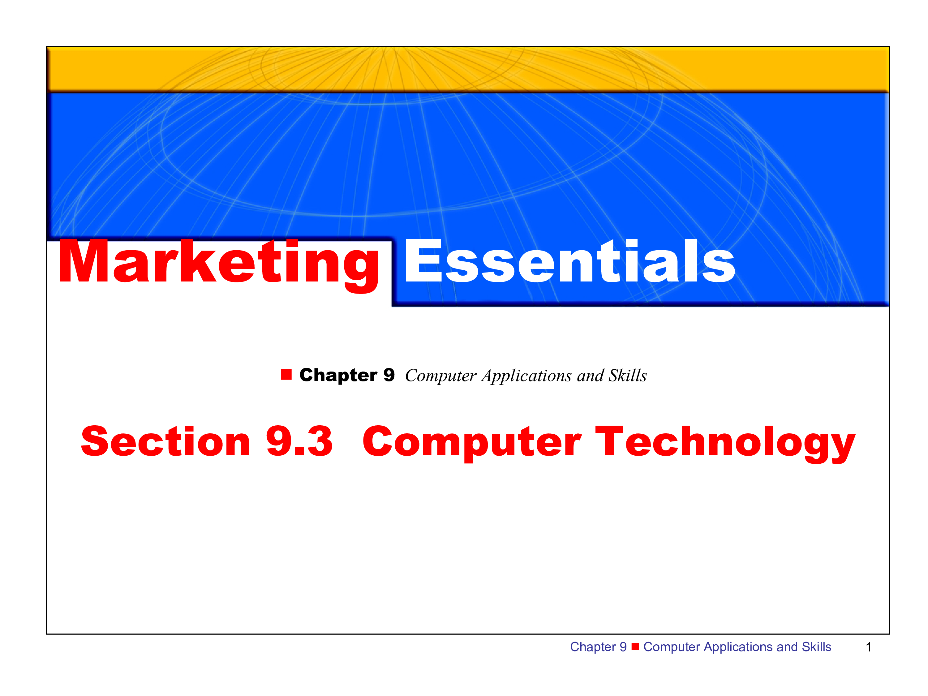 computer technology template