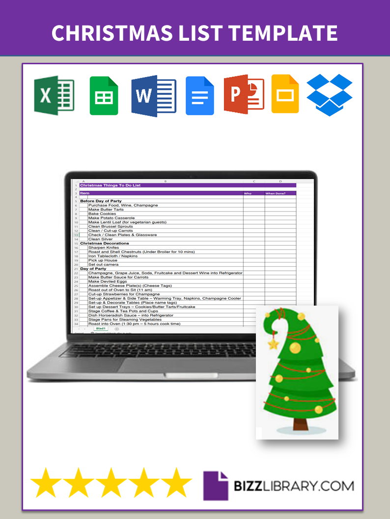 christmas list Main Image christmas list
