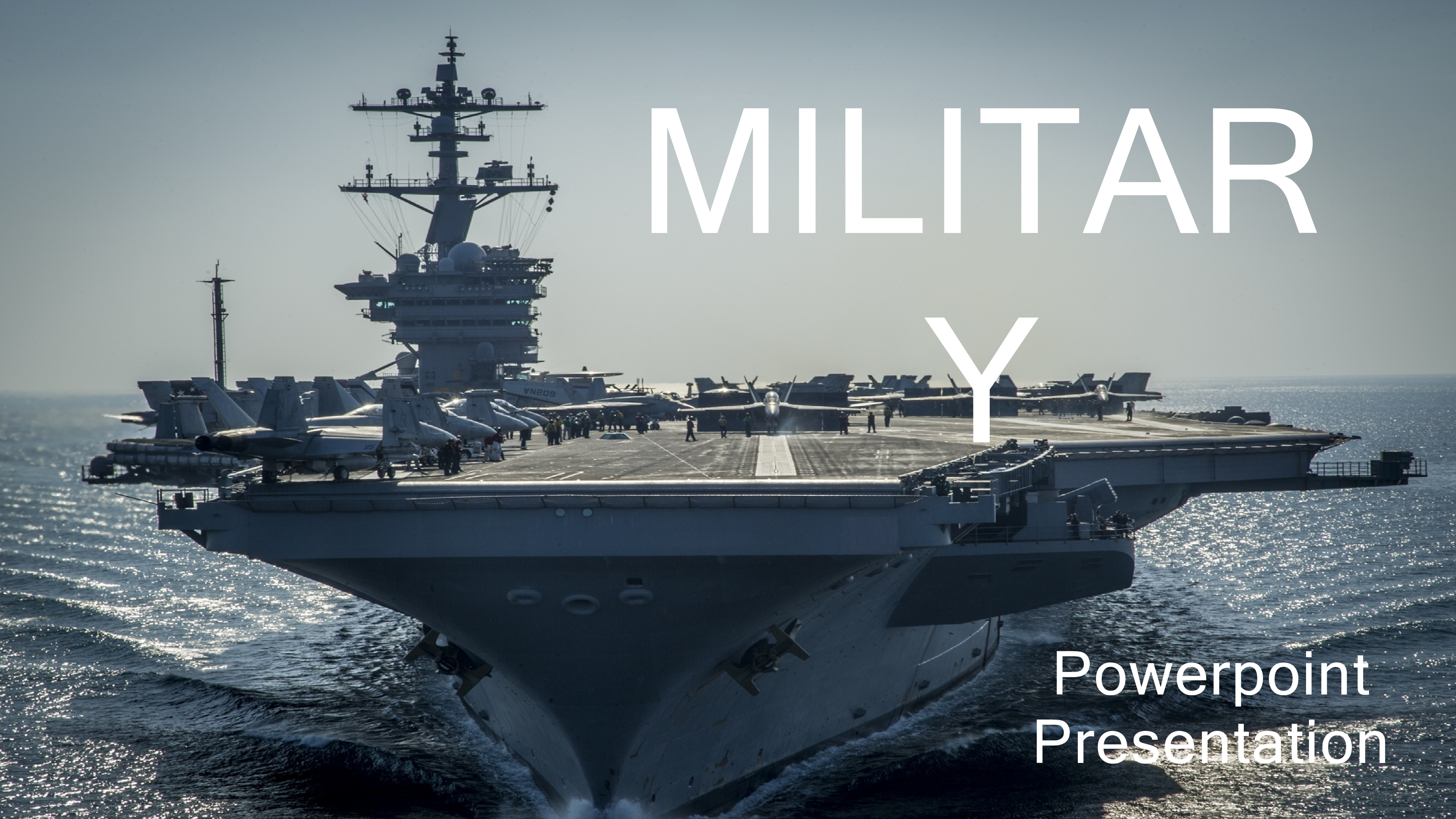 military powerpoint template