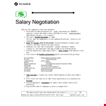 Salary Negotiation Letter Template example document template 