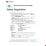 Salary Negotiation Letter Template example document template
