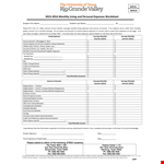 Monthly Personal Expense Report example document template