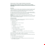 Parental Consent Form Template for School Excursions: Information & Advice example document template