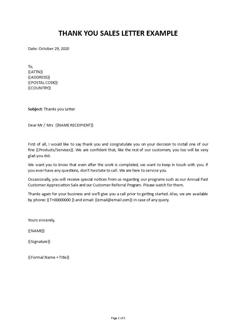 Sales Promotion letter Sales Promotion letter