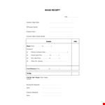 Salary Payment example document template 