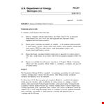 Small Business Policy Template example document template