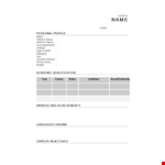 Mba Fresher Resume Format example document template