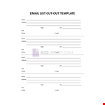 Client List Template example document template