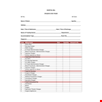 Hospital Bill example document template