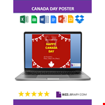 Canada Day Poster example document template