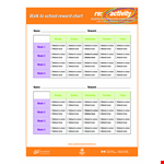 School Chart Template example document template