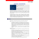 Legal Manager Real Estate Job | Legal Expertise for Company Manager | Kotak example document template