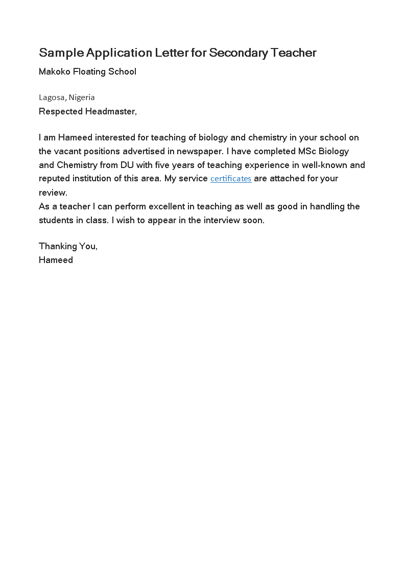 job-application-letter-for-secondary-school-teacher