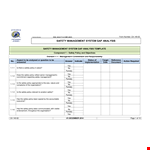 Effective Safety Gap Analysis Template - Identify Partially Covered Areas example document template