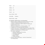 Trade Finance example document template 