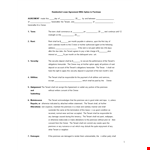 Rent With Option To Buy Agreement Form example document template