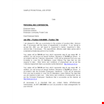 Promotion Offer Letter Template example document template