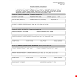 Proof of Residency Letter for Parent or Primary Residence: Tips and Samples example document template 
