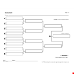 Easily Manage Your Tournaments with Our Tournament Bracket Template example document template