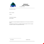 CEEPUS Network: Signatory Letter of Intent | Customize Your Template example document template