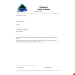CEEPUS Network: Signatory Letter of Intent | Customize Your Template example document template 