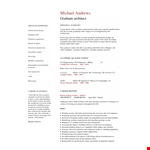 Graduate Engineering Resume Format example document template
