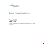 Goal Setting Template for Business | Set Achievable Goals with our Statement and Mission Organizer example document template 