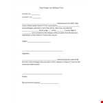 Real Estate Lien Release Form - Trust Release and State Requirements example document template