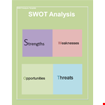 Free SWOT Analysis Template | Easily Create SWOT Analysis example document template