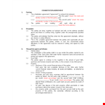 General Cohabitation Agreement Template | Property Agreement with Parties | Shall and Parties example document template