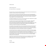 Personal Character Reference Letter for Jeremy Swanson | Years of Experience example document template