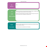 Library Orientation Lesson Plan example document template