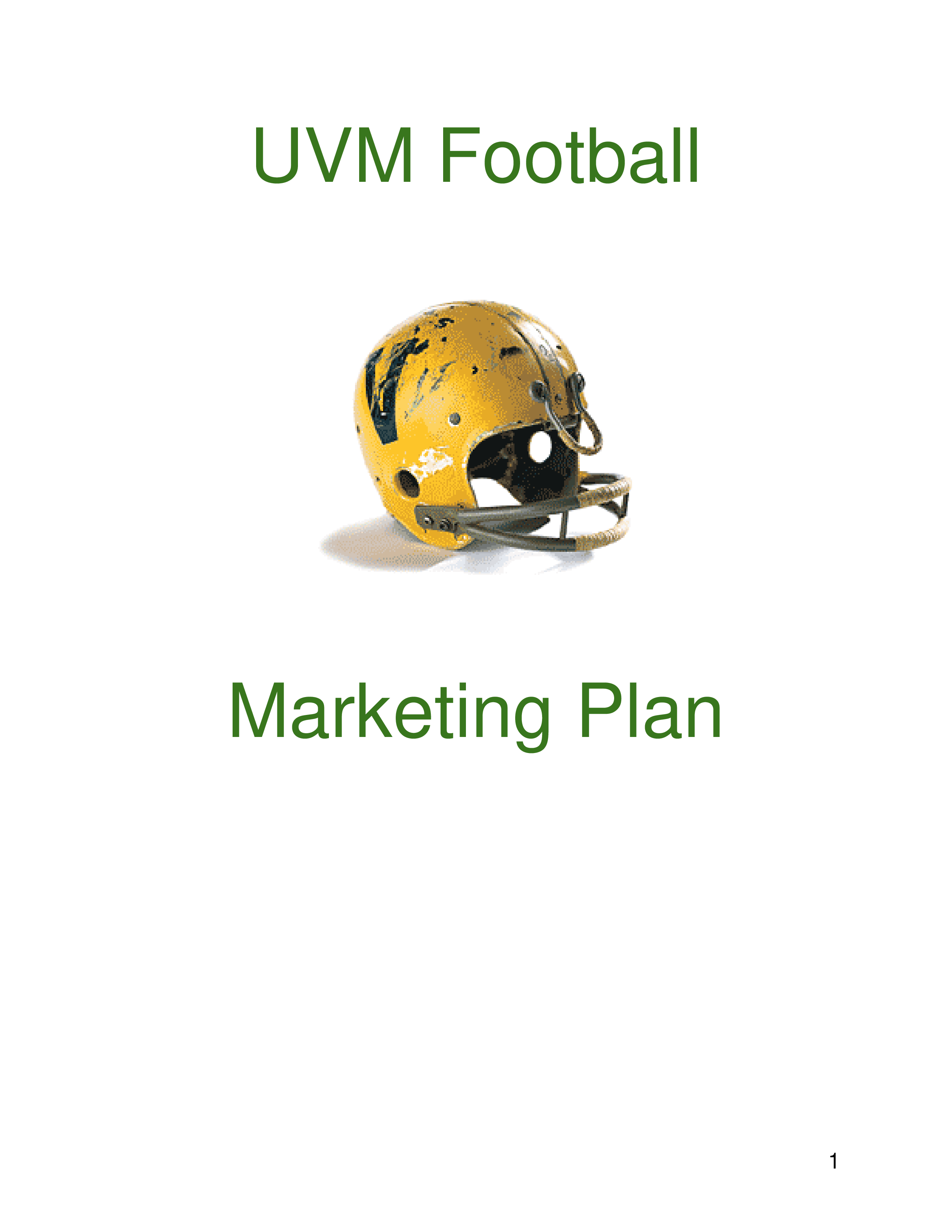 Sports Event Marketing Plan For Vermont Football sports-event-marketing-plan-for-vermont-football