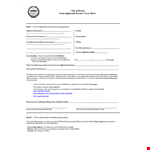 Grant Application Review example document template