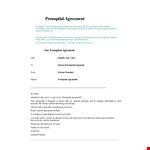 Get a Secure Prenuptial Agreement Template - Protect Your Property and Separate Assets with Ease example document template