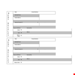 Rent Receipt Template Word - Organize Payments with a Professional Receipt example document template