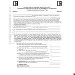 Purchase Agreement | Property Seller & Buyer | Closing Deposit example document template