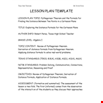 High School Lesson Plan Template example document template