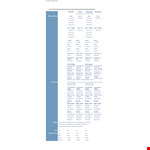 Comparison Chart Template - Create Easy-to-Read Comparisons for Cellular Devices example document template