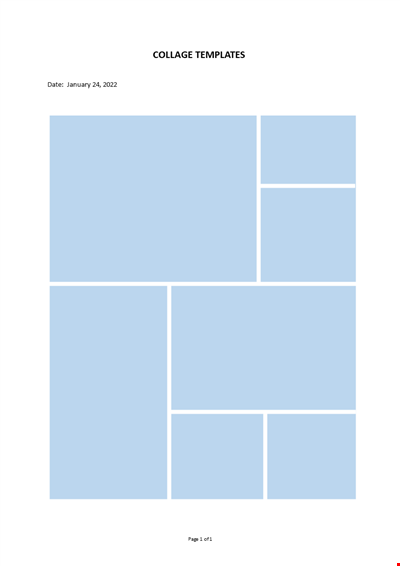 Collage Template